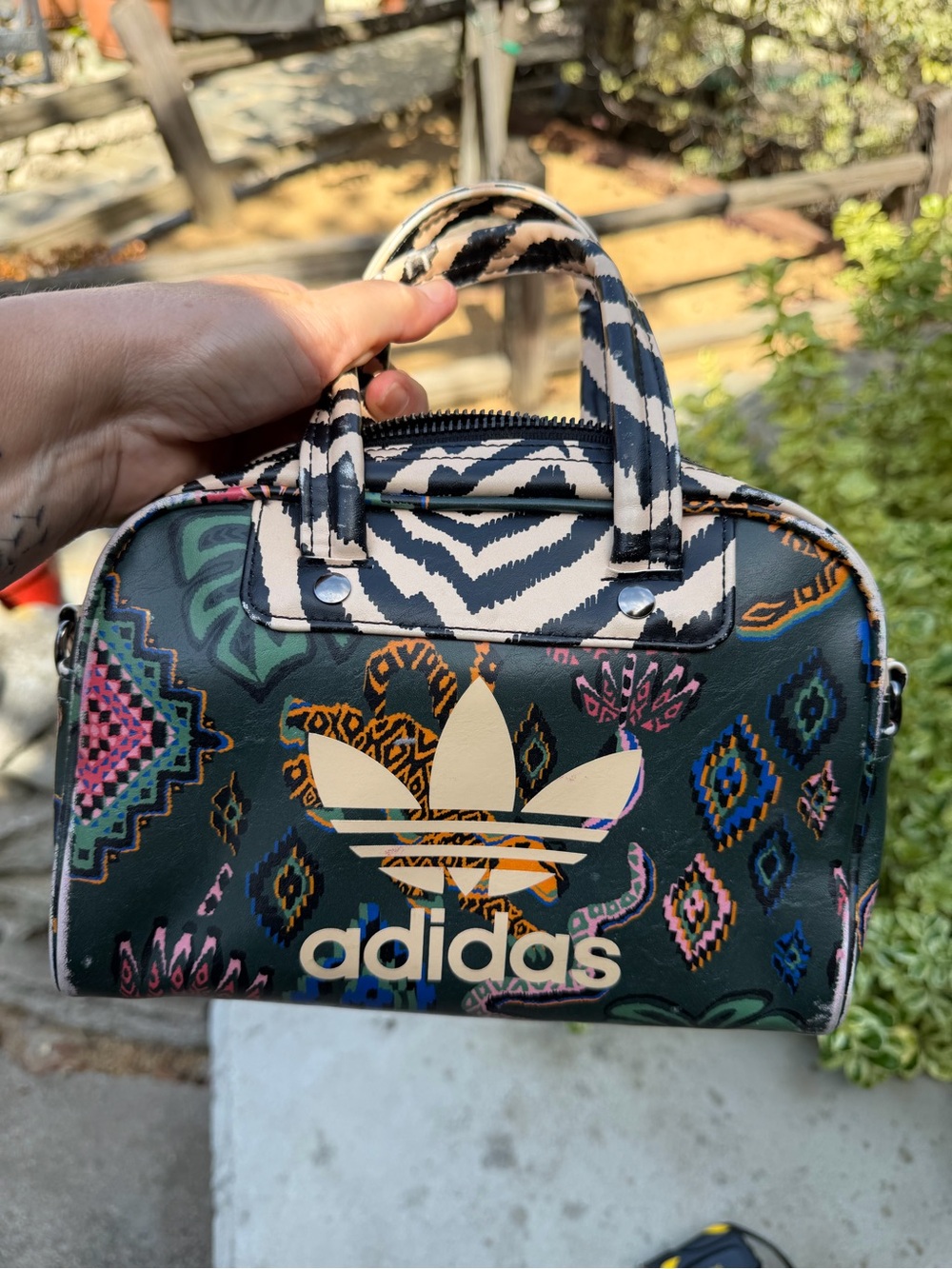 Rare Adidas Mini Bowling bag collab with Farm Rio
